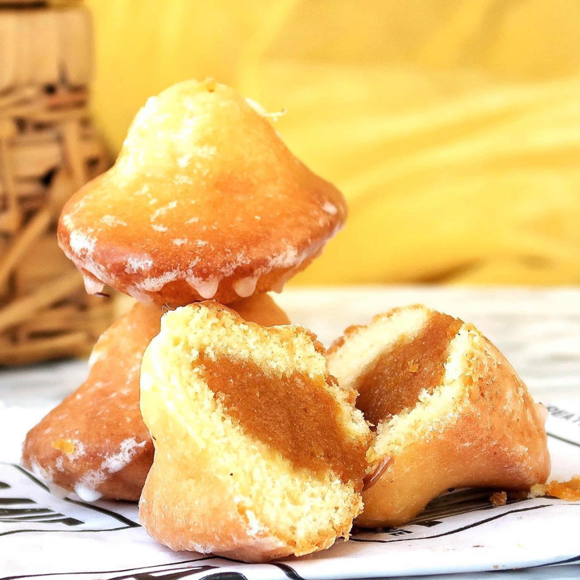 Madeleines et glaçage au citron pour format petit déjeuner ou pause sucrée