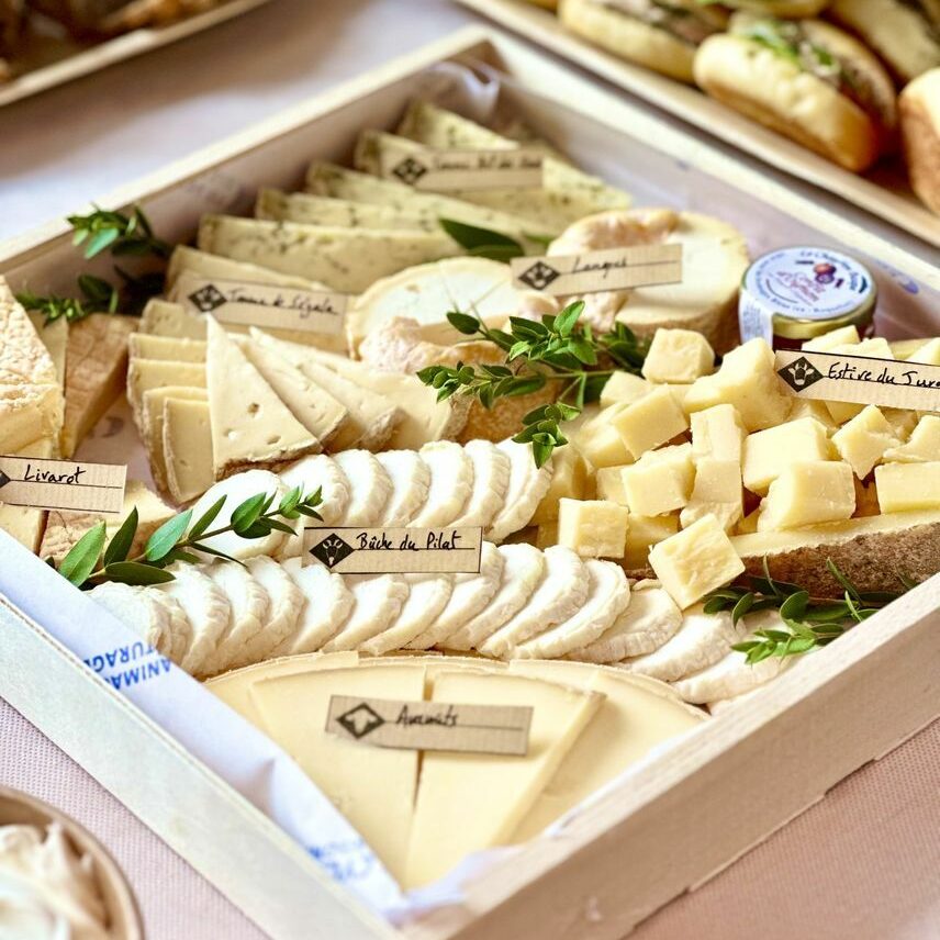 Plateau de fromage pour AfterWork de notre artisan La fromagerie goncourt