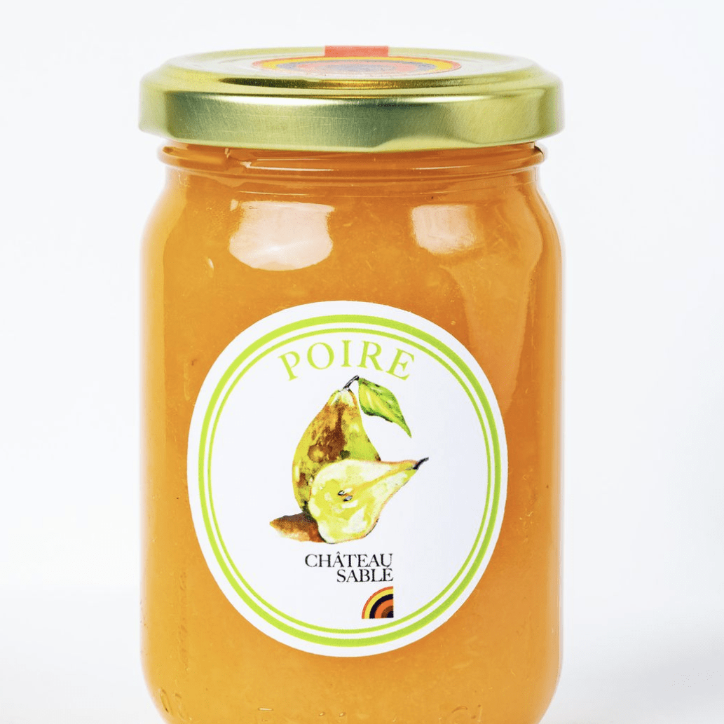 Confiture de poire 80% de fruits de Château Sablé