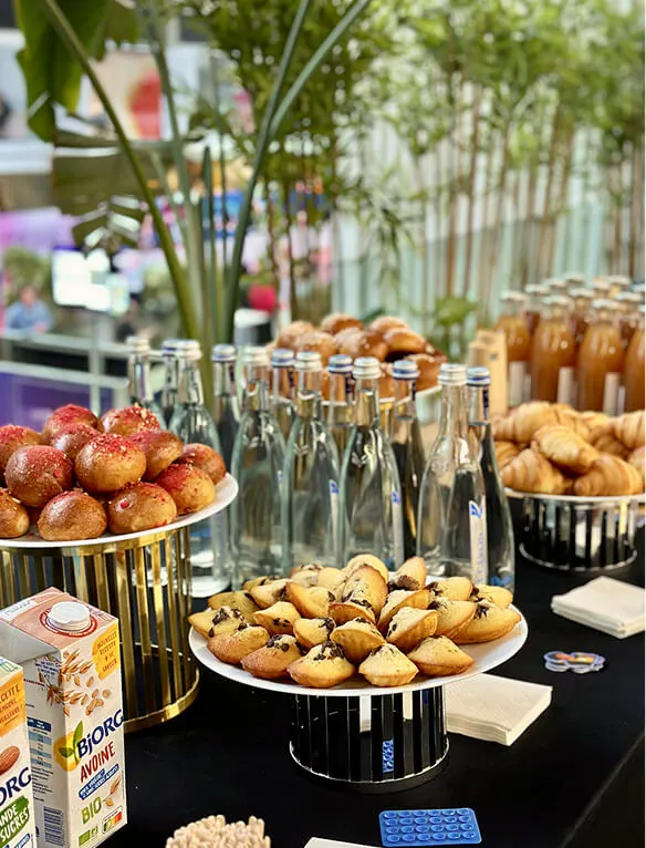 Photo de petit déjeuner sur un événement à la Station F